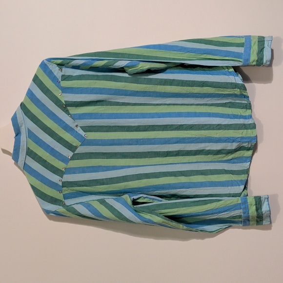 VINTAGE western button up with diamond studs - Picture 7 of 8